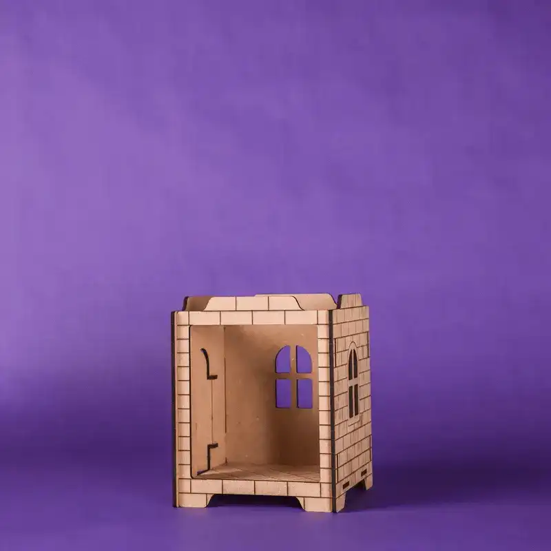 Byg, mal og dekorere!, Crateit Roomies - Wooden toy - Bathroom & Bedroom - The Bubble Nest