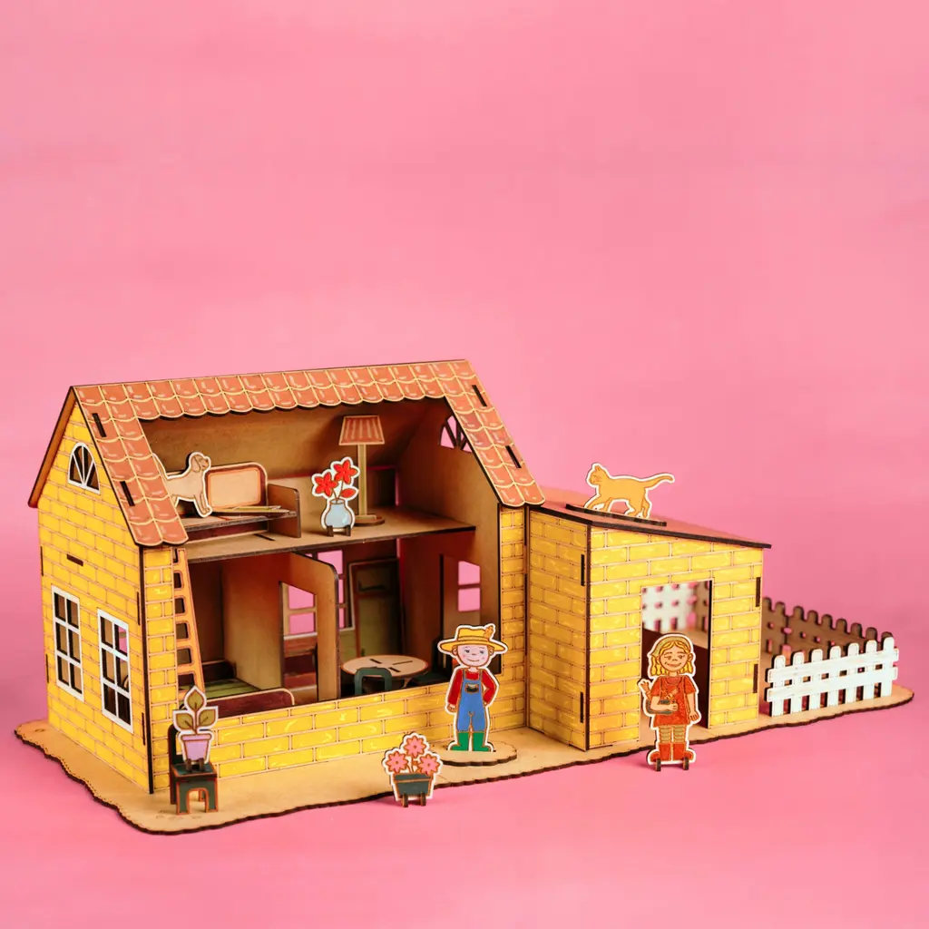 Crateit - Farmlife - Wooden toy - The Farmhouse