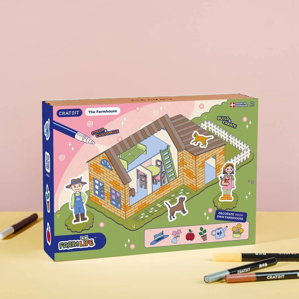 Crateit - Farmlife - Wooden toy - The Farmhouse