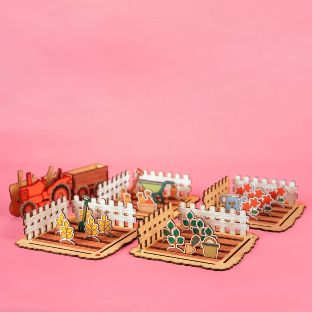 Crateit - Farmlife - Wooden toy -Harvest Time