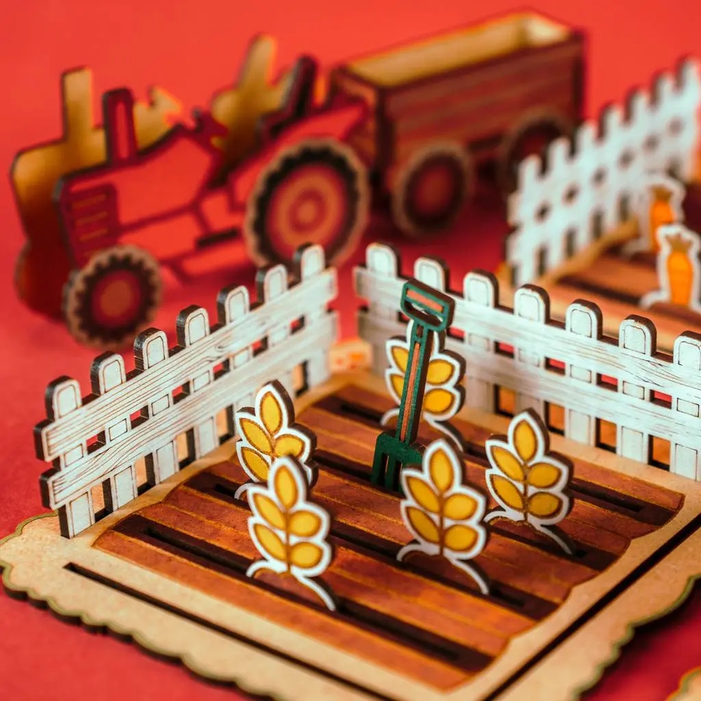 Crateit - Farmlife - Wooden toy -Harvest Time