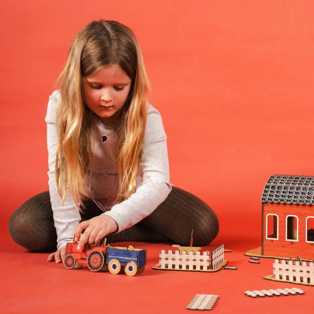 Crateit - Farmlife - Wooden toy -Harvest Time
