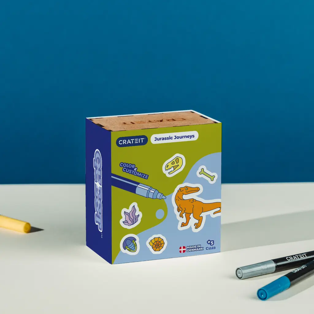 Crateit - Dinosaur - Wooden toy - Jurassic Journeys