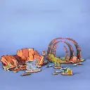 Crateit - Dinosaur - Wasteland Battle