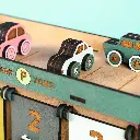Crateit Town - Wooden toy - City Park Zone