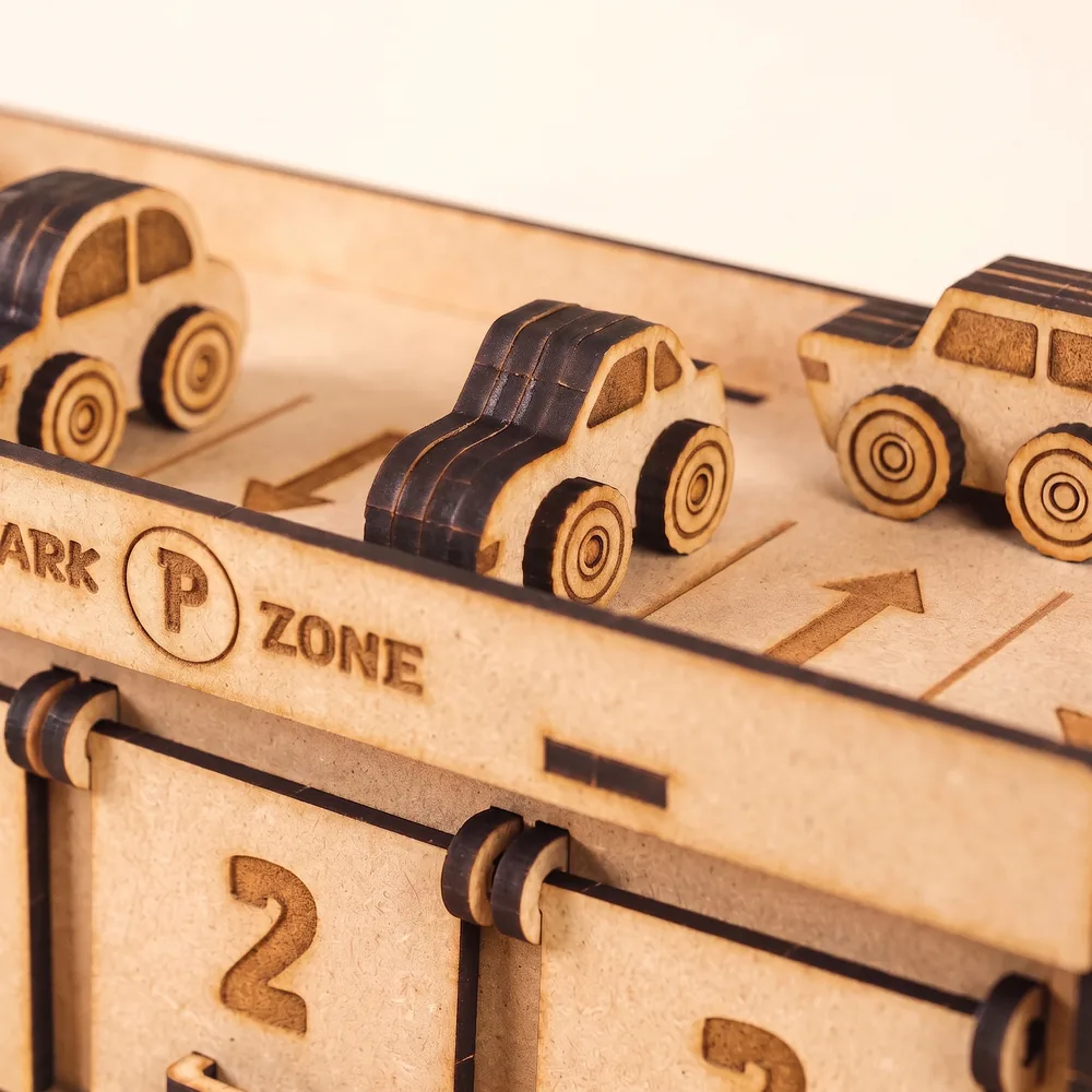 Crateit Town - Wooden toy - City Park Zone
