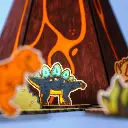 Crateit - Dinosaur - Wooden toy - Volcano Escape