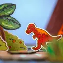 Crateit - Dinosaur - Wooden toy - Volcano Escape
