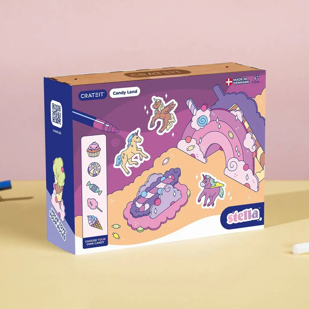 Crateit - Stella™ - Wooden toy - Candy Land