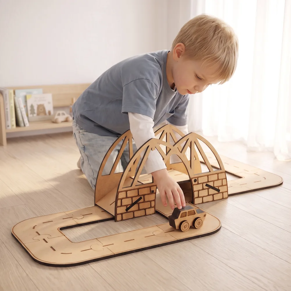 Crateit Town - Dreamy Drawbridge - barn leger