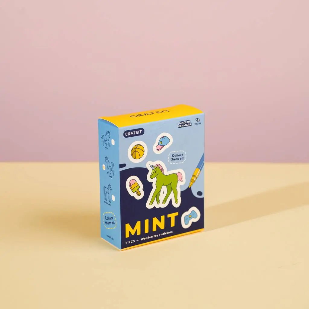 Crateit Minis - Unicorn - Mint