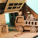 Crateit Town - Wooden toy - Fire Station