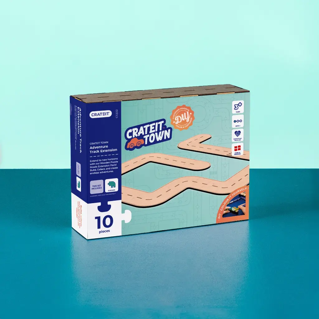 Crateit Town - Wooden toy - Adventure Track Extension