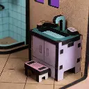 Crateit Roomies - Wooden toy - Bathroom & Bedroom - The Bubble Nest