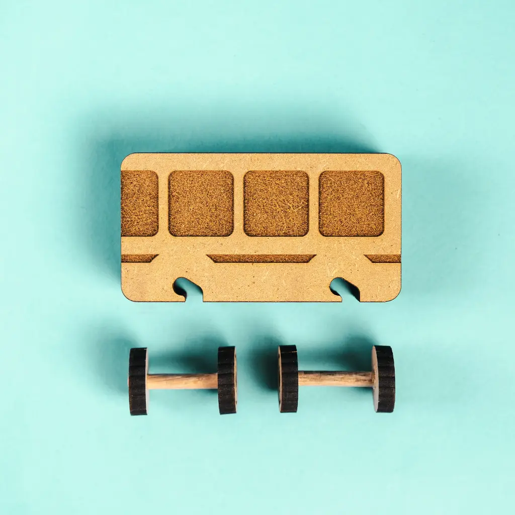 Crateit Town - Wooden toy - Bus Adventures