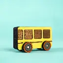 Crateit Town - Wooden toy - Bus Adventures