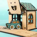 Crateit Town - Wooden toy - Crossroad Cottage