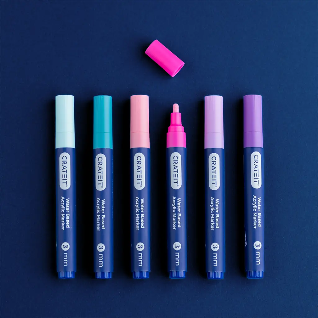 Crateit Wonderland Markers - 3mm – 6 pcs.