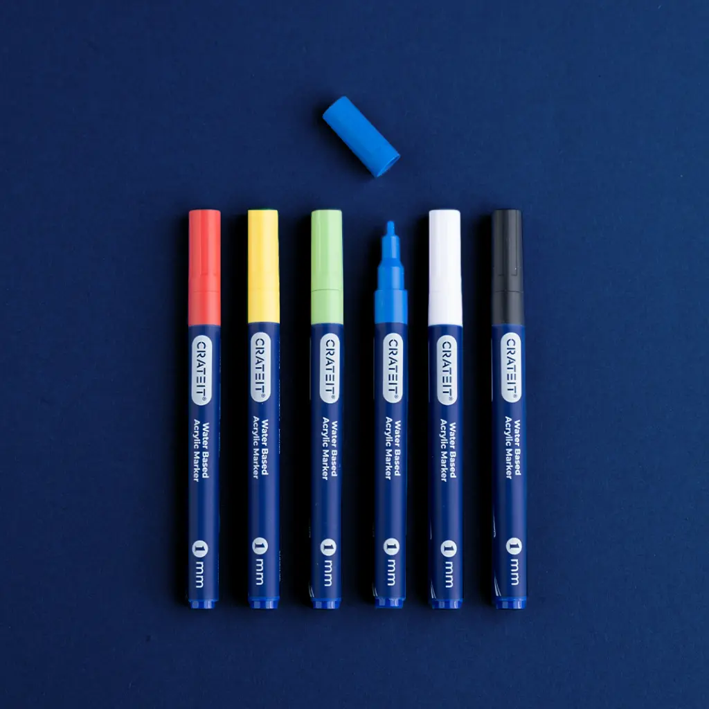Crateit Playful Markers - 1mm – 6 pcs.