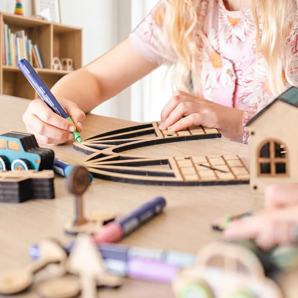 Crateit Town - Wooden toy - Dreamy Drawbridge