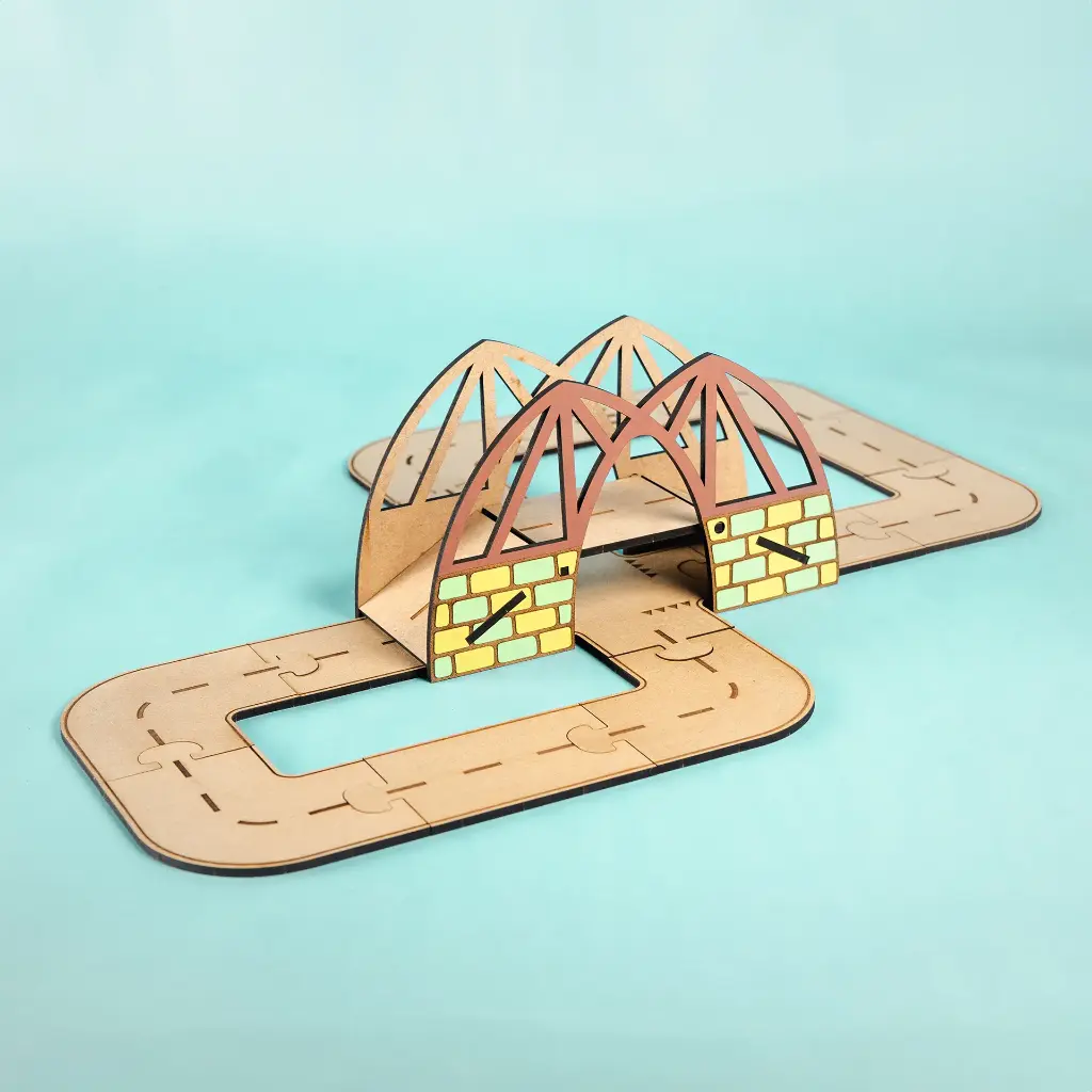 Crateit Town - Wooden toy - Dreamy Drawbridge