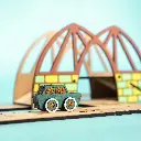 Crateit Town - Wooden toy - Dreamy Drawbridge