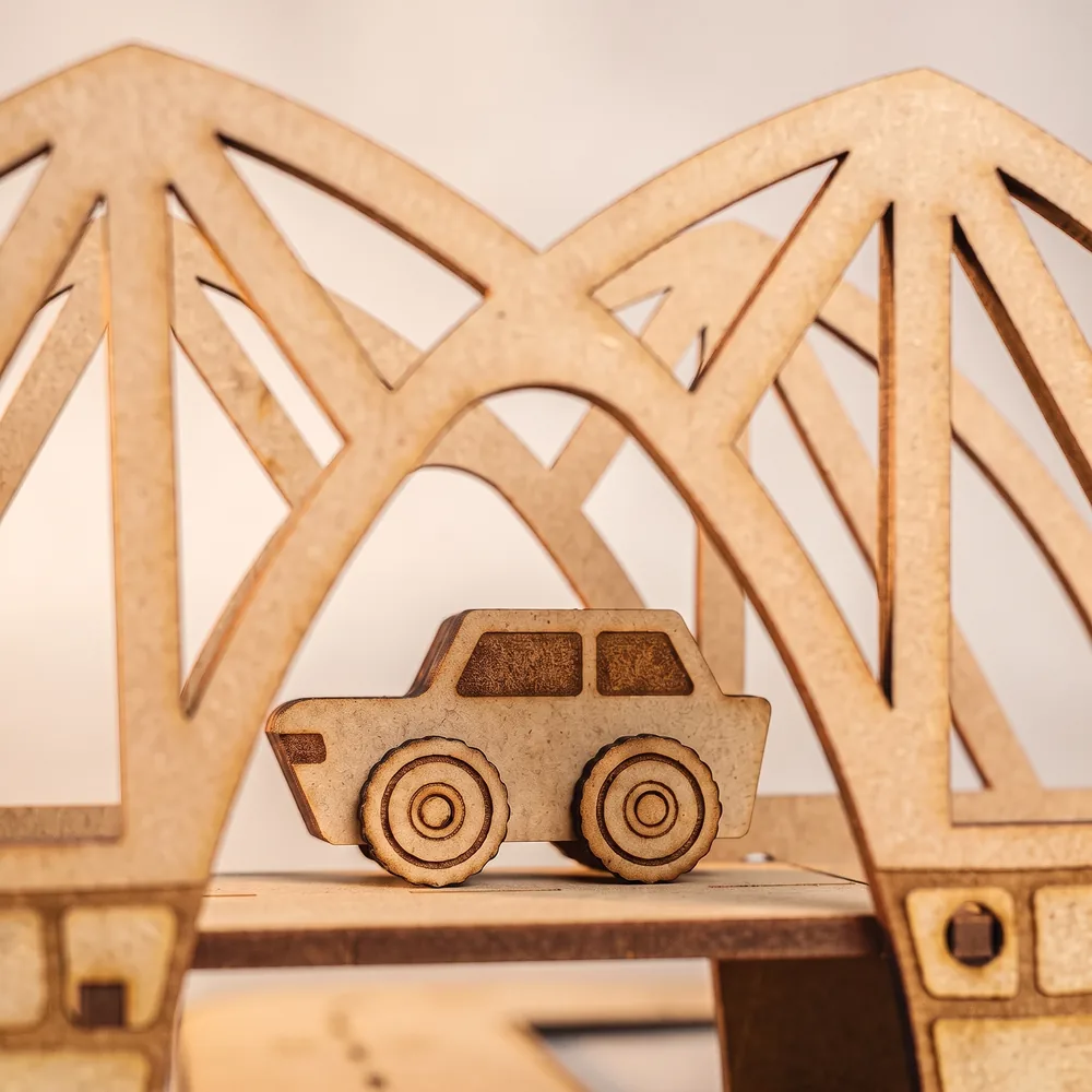 Crateit Town - Wooden toy - Dreamy Drawbridge