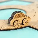 Crateit Town - Wooden toy - Rule the Roundabout