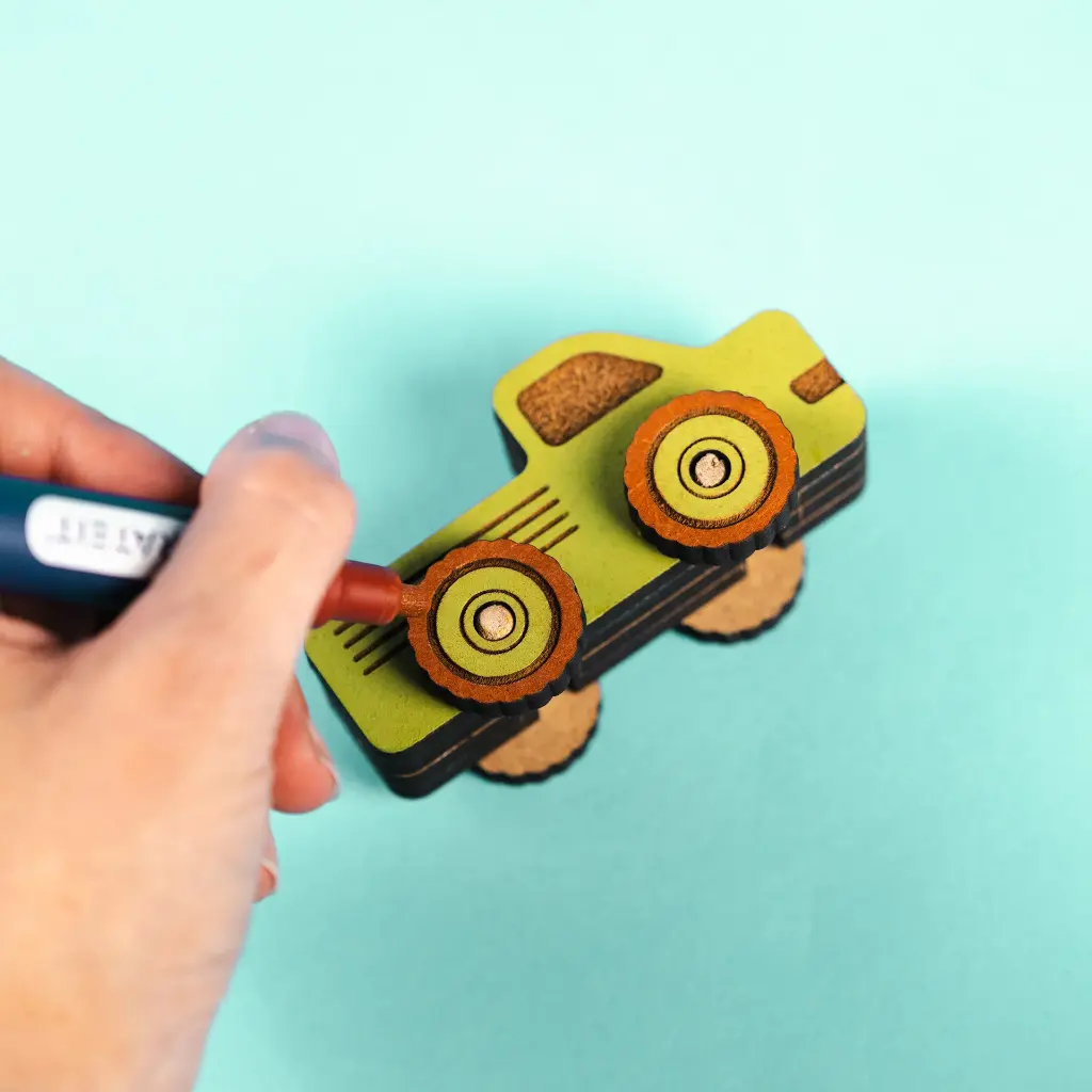 Crateit Town - Wooden toy - Thunder Truck