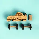 Crateit Town - Wooden toy - Turbo Racer