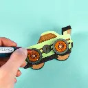 Crateit Town - Wooden toy - Turbo Racer