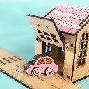 Crateit Town - Wooden toy - Vista Villa