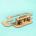Crateit Town - Wooden toy - City Gas Station