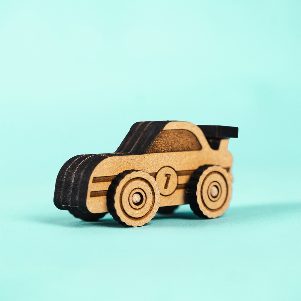 [C1201] Crateit Town - Wooden toy - Turbo Racer
