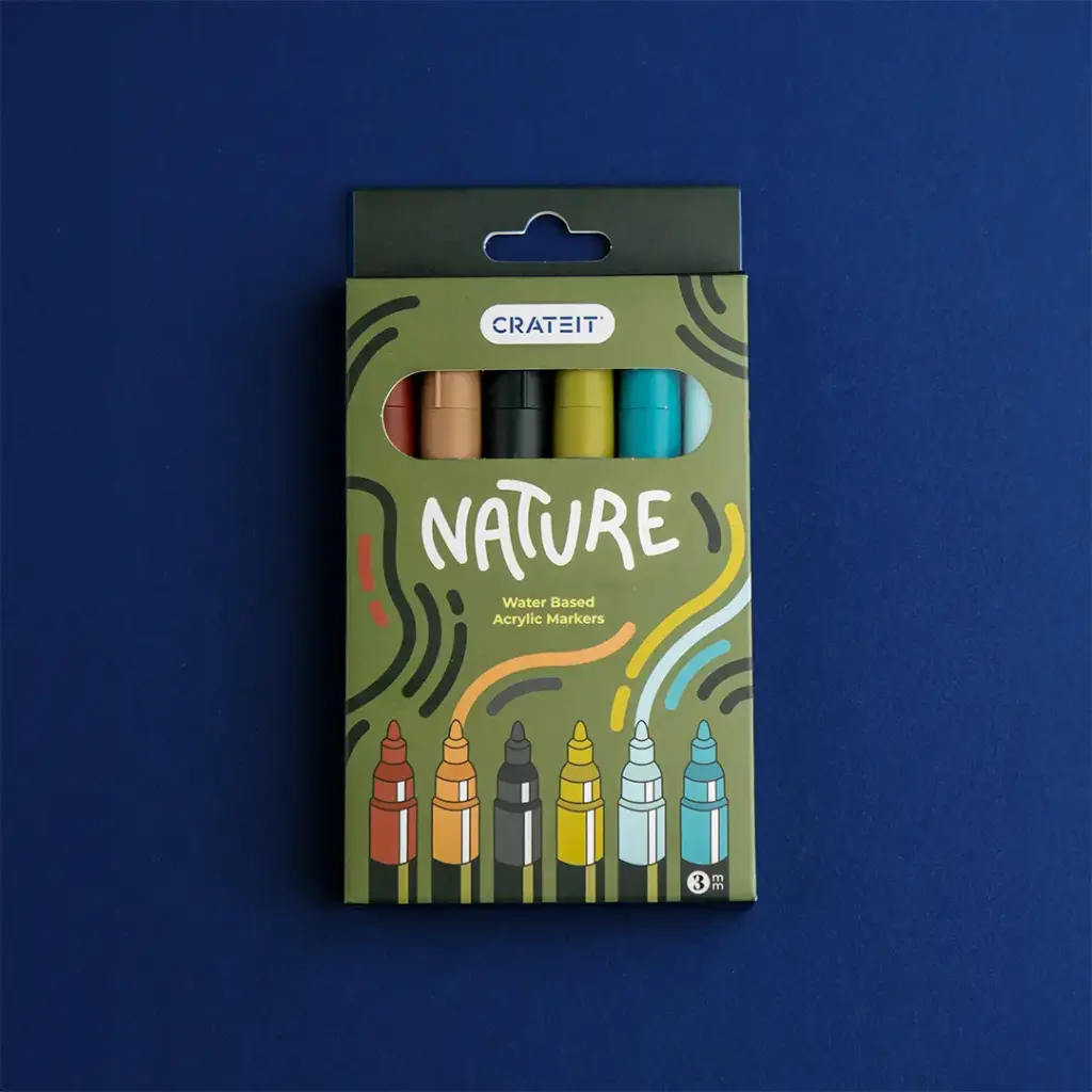 [T1131] Crateit Nature Markers - 3mm - 6 pcs.