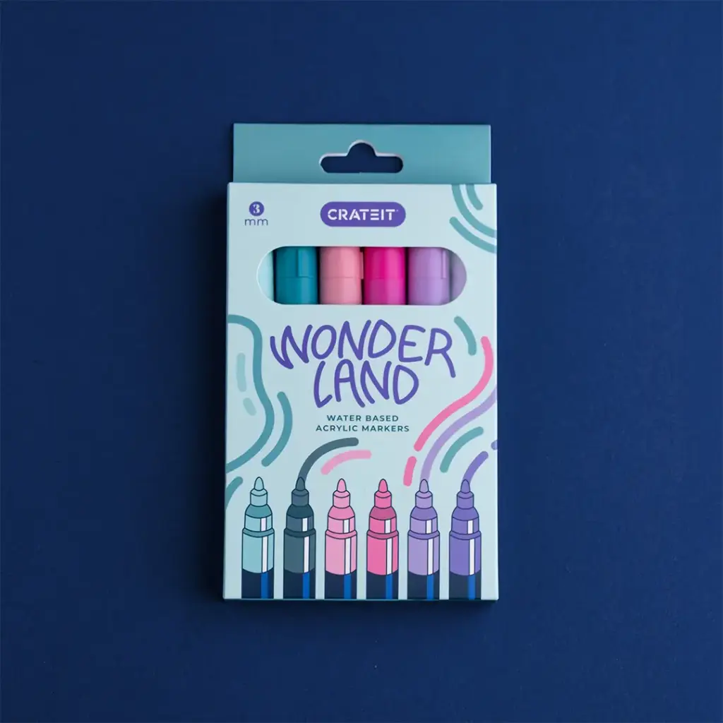 Crateit Wonderland Markers - 3mm – 6 pcs.