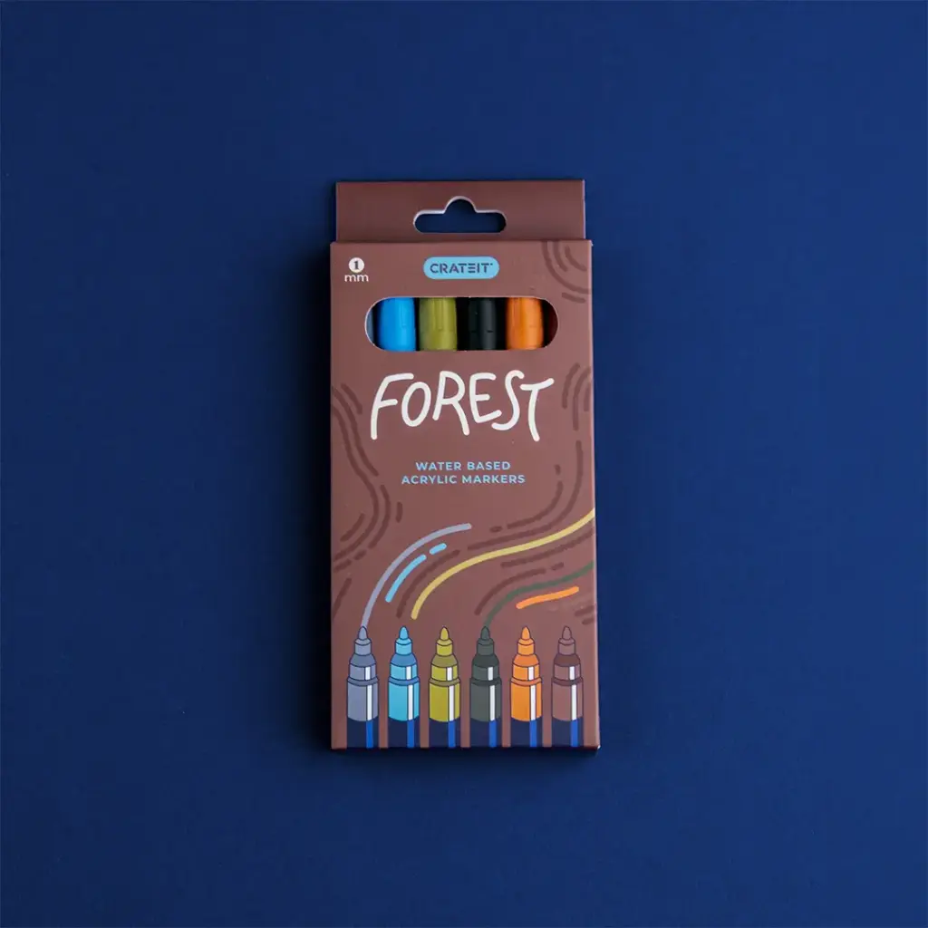 Crateit Forest Markers - 1mm - 6 pcs.