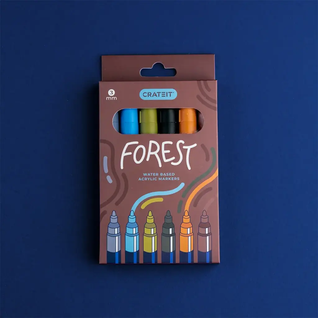 [T1138] Crateit Forest Markers - 3mm - 6 pcs.