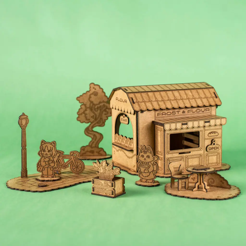 Crateit Craft - Suntopia - Wooden toy - Frost & Flour