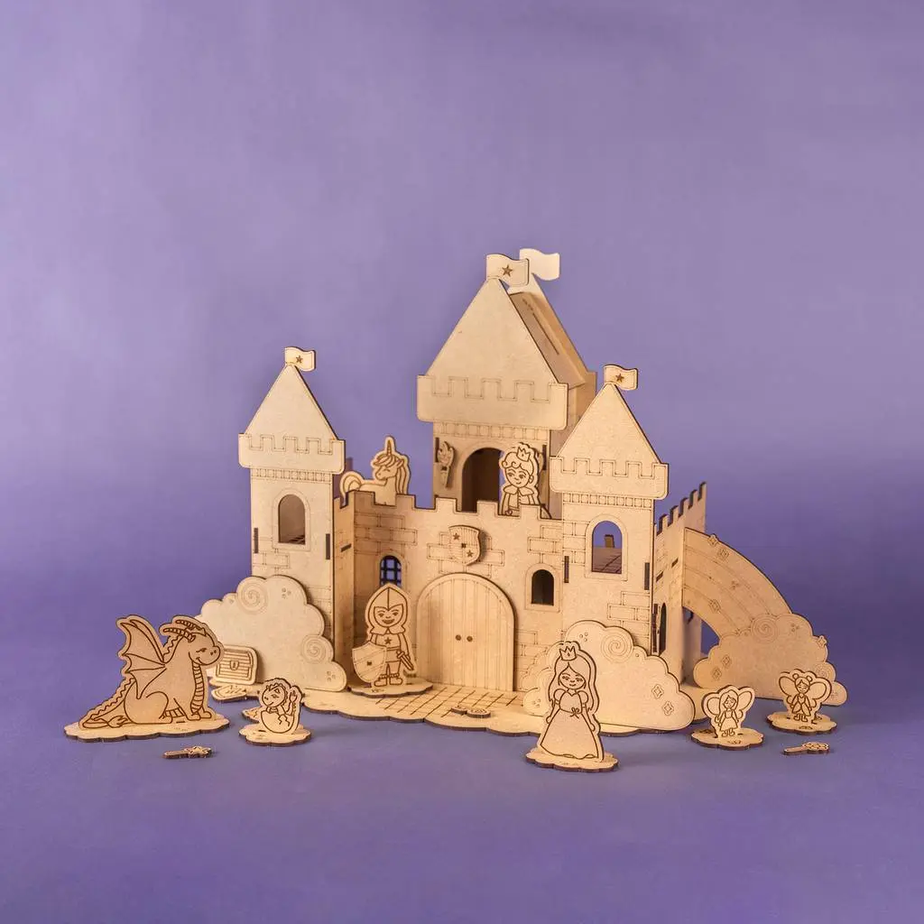 [C1134] Crateit Craft - Stella - Wooden toy - Dreamland Castle