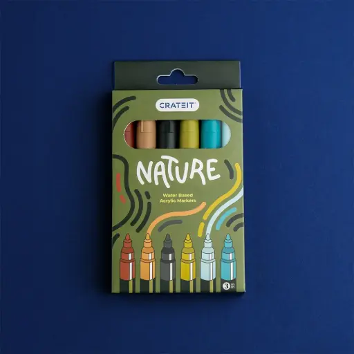 [T1131] Crateit Nature Markers - 3mm — 6 pcs.
