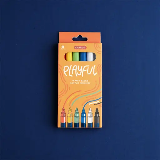 [T1133] Crateit Playful Markers - 1mm – 6 pcs.